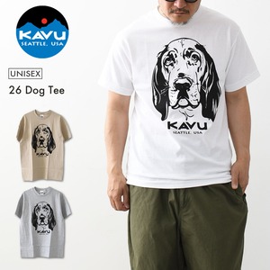 KAVU [カブー] 26 Dog Tee [19822486] 25ドッグ Tシャツ・Tシャツ・半袖・キャンプ・登山・アウトドア・ショートスリーブ・アニマル柄・MEN'S / LADY'S [2026SS]