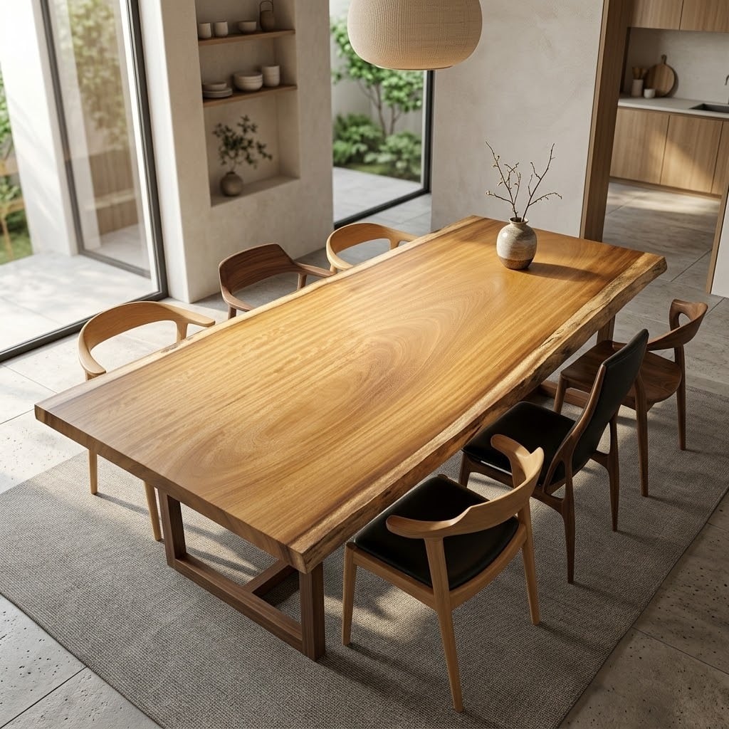 ゴールデンウッド_2150×900-1050×60_横浜OUTLET PLUS店_テーブル天板/一枚板 2892 t001