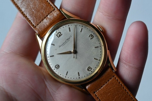 【腕時計】1954年製 IWC Cal.89 "JUMBO" K18YG アルファ針 手巻き