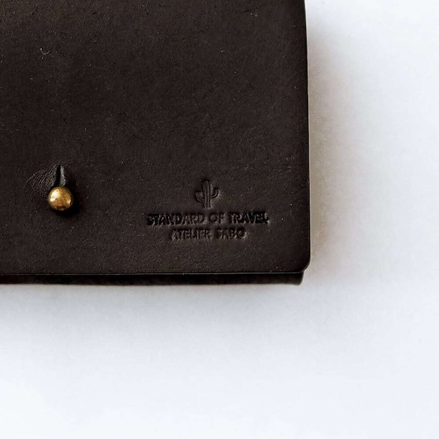 名刺入れ 兼用 カードケース 【 ブラック 】 ブランド おすすめ メンズ レディース ビジネス Suica レザー 革 ハンドメイド 手縫い