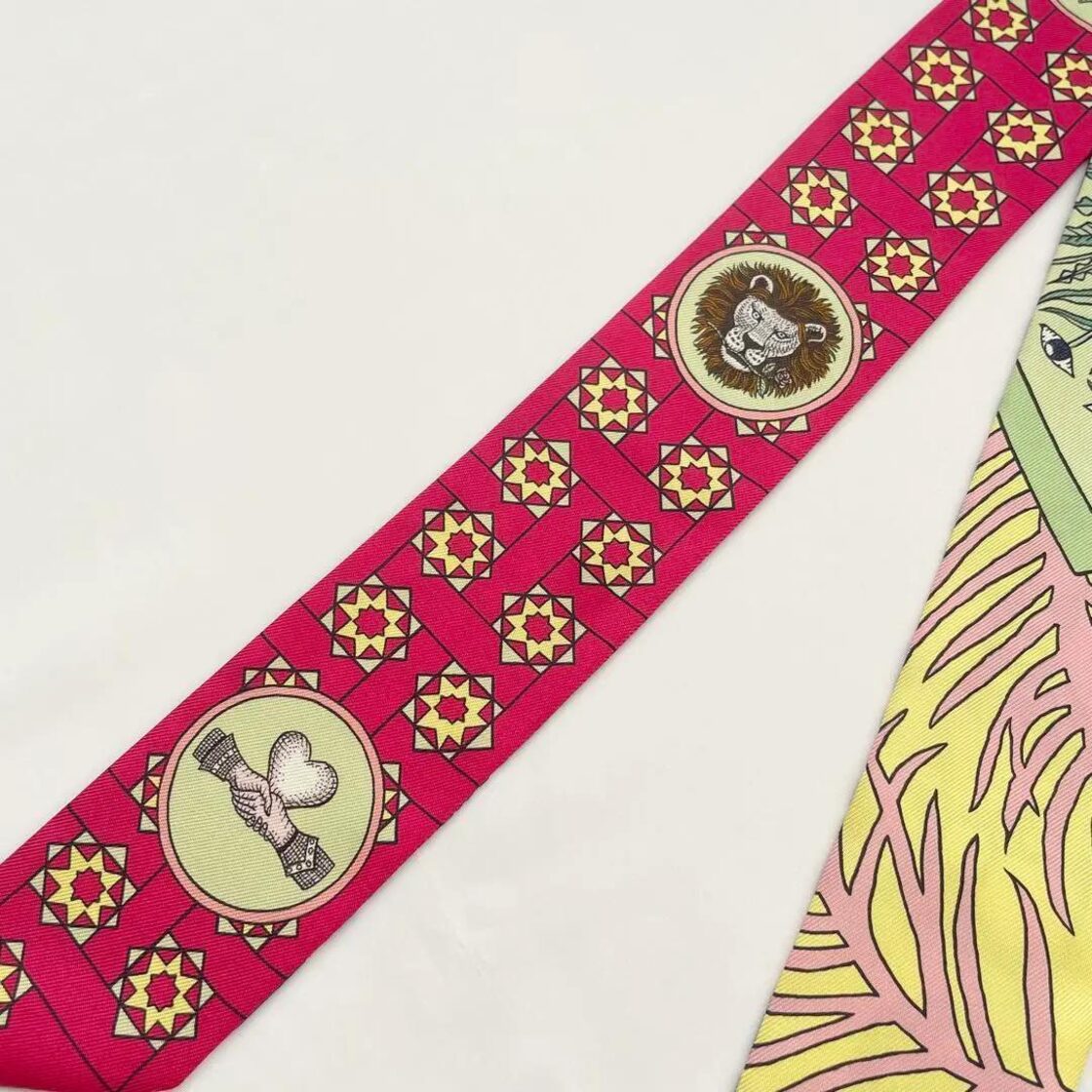 HERMES エルメス ツイリー スカーフ アマゾンのダンス マルチカラー美品