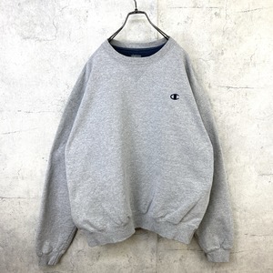 チャンピオン スウェット 刺繍ロゴ