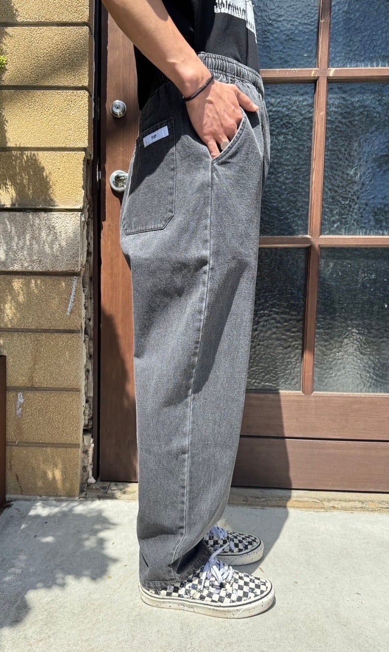 I*J様 GRINDLODGE × VOIRY×BSKK デニムパンツ VOIRY×BSKK SECOND PANTS BLACK DENIM | bskk