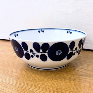 【波佐見焼】【白山陶器】【ブルーム】【ボール】【リース】【L】北欧風 食器 大皿 おしゃれ かわいい