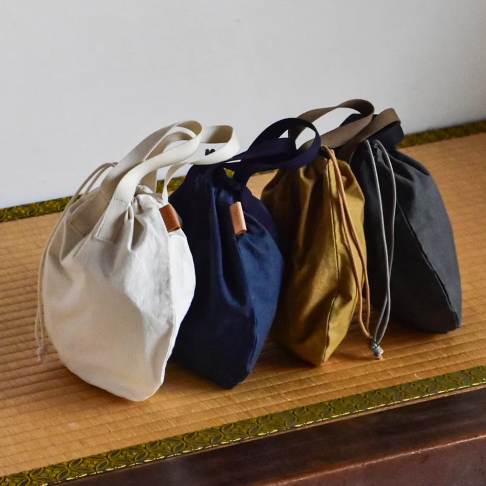 CRONY. クルニー【ZAZA CLOTH】KINCHAKU TOTE S / 巾着トートS