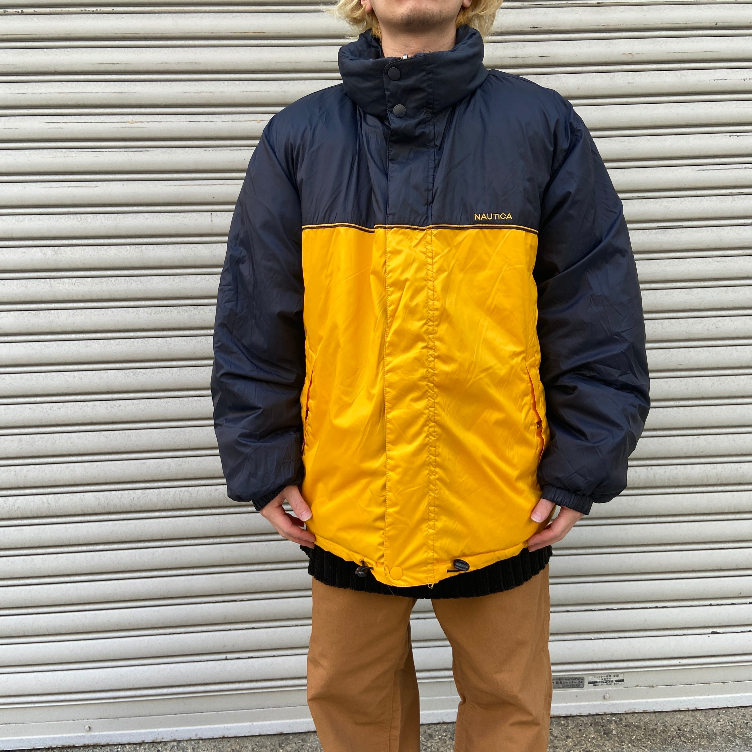 【超希少】OLD STUSSY　紺タグ　リバーシブル　中綿　ナイロン　ジャケット