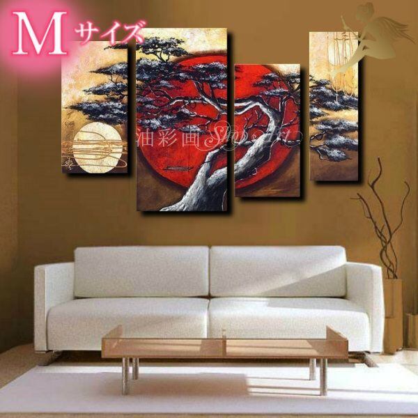 一点もの 木製パネル 油絵 インテリア アート Amazon.co.jp: JOSUE 絵画 インテリア 命の木 色とりどりの風景