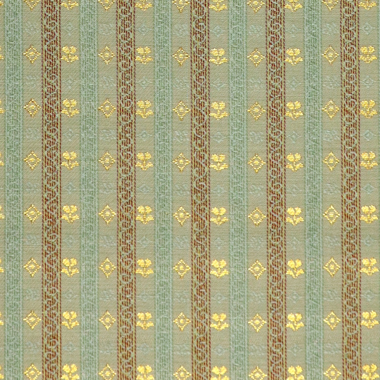 浅葱地小花菱金襴【L】