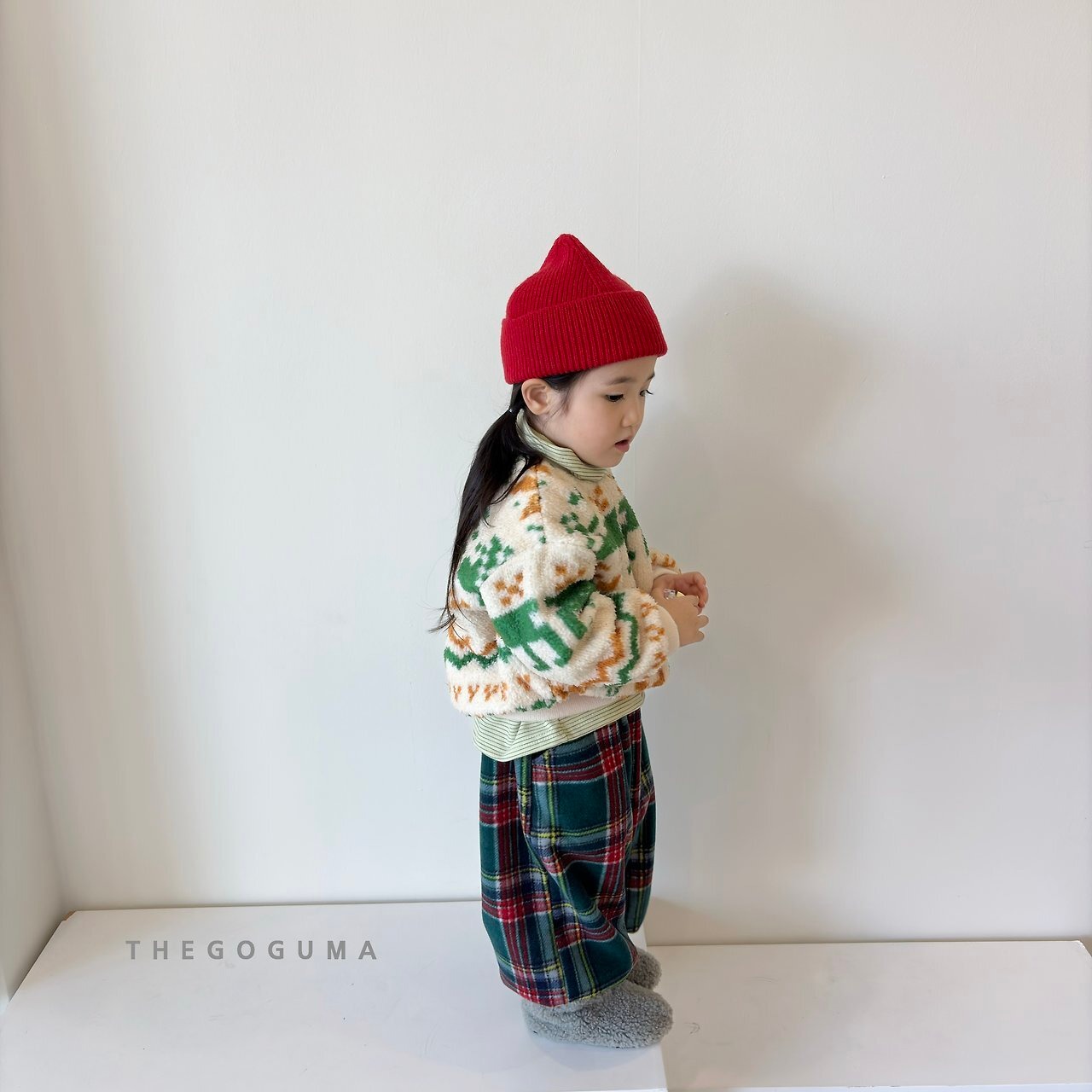 【取寄】THE GOGUMA ふんわりボアトレーナー｜冬服｜韓国子供服