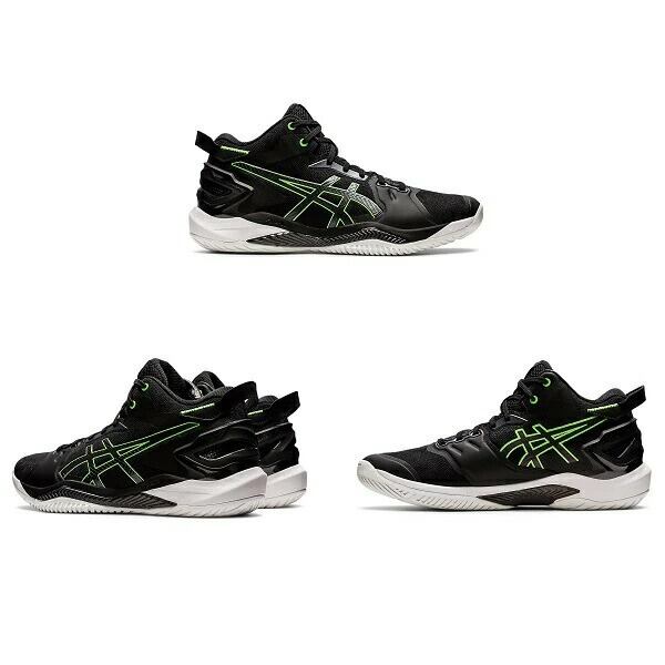 極美品 ASICS GELBURST 26 黒 26cm バッシュ ゲルバースト ASICS（アシックス） （メンズ、レディース）バスケ シューズ バッシュ