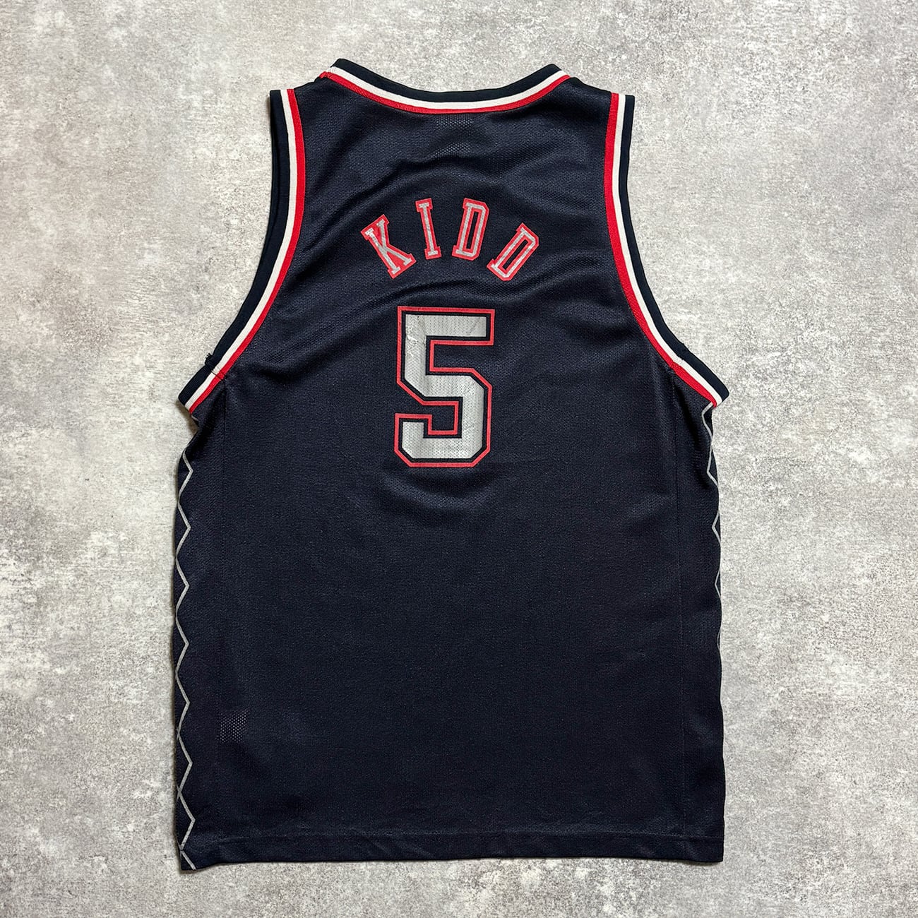 Jason Kidd 【New Jersey Nets】 Kids Game Shirt. Champion | am3:41