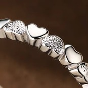 指輪 かわいい シルバー ハート リング