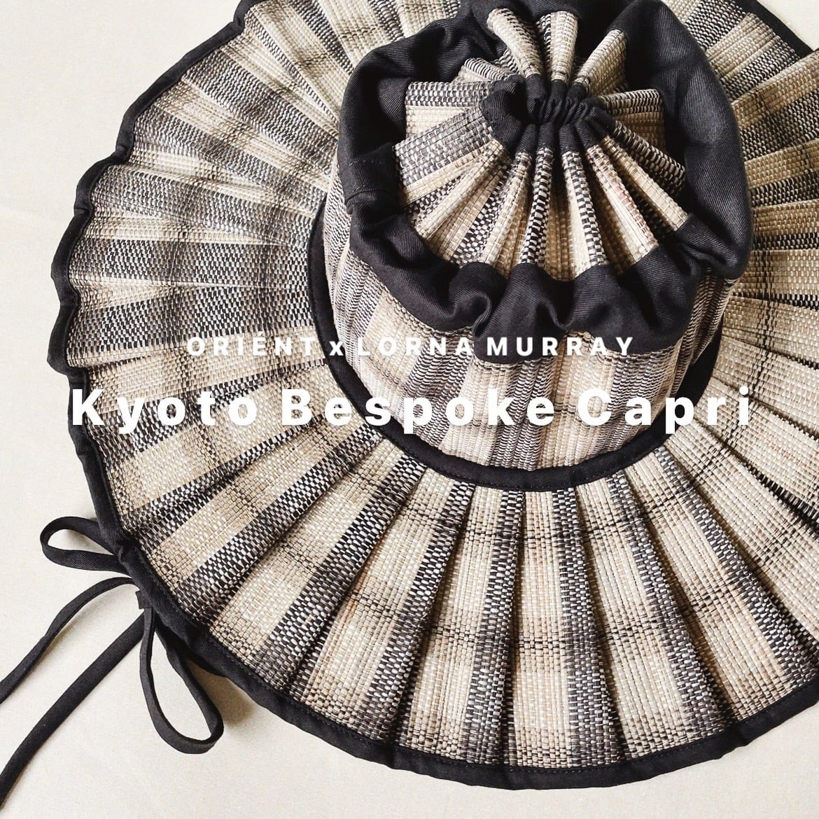 別注》Kyoto | Bespoke Capri Hat by ORIÉNT MILLINERY X LORNA MURRAY