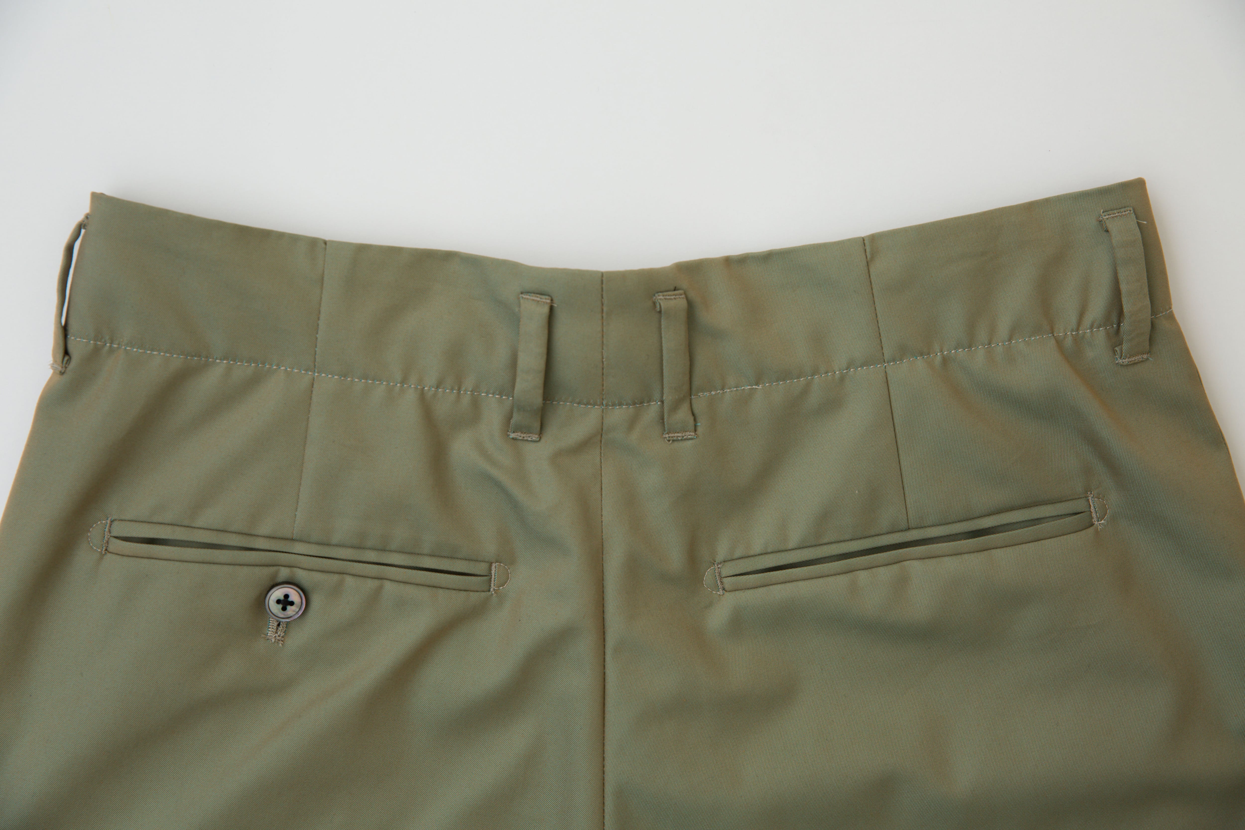 パンツ Double Waist Asymmetry Tuck Pants GABARDINE DOUBLE TUCK PANTS / ギャバジンダブルタックパンツ