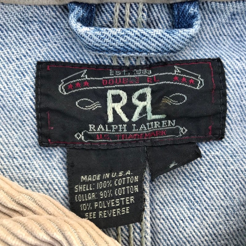 RRL 三つ星タグ　ヴィンテージキャップ　ラルフローレン