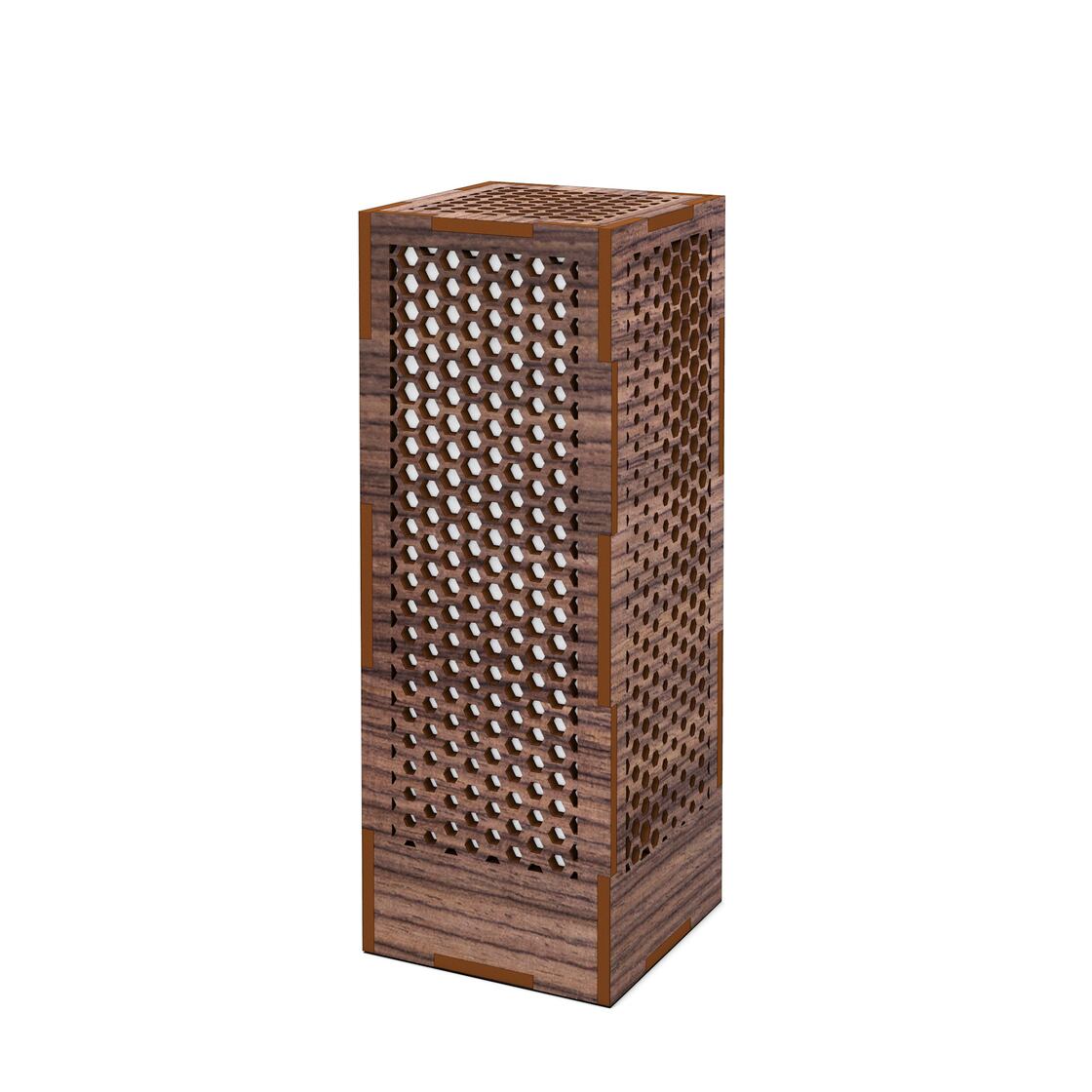 ミニ行灯　ベージュ ミニ行灯 ハニカム - 置き型照明 Mサイズ | HESOLAB ONLINE SHOP