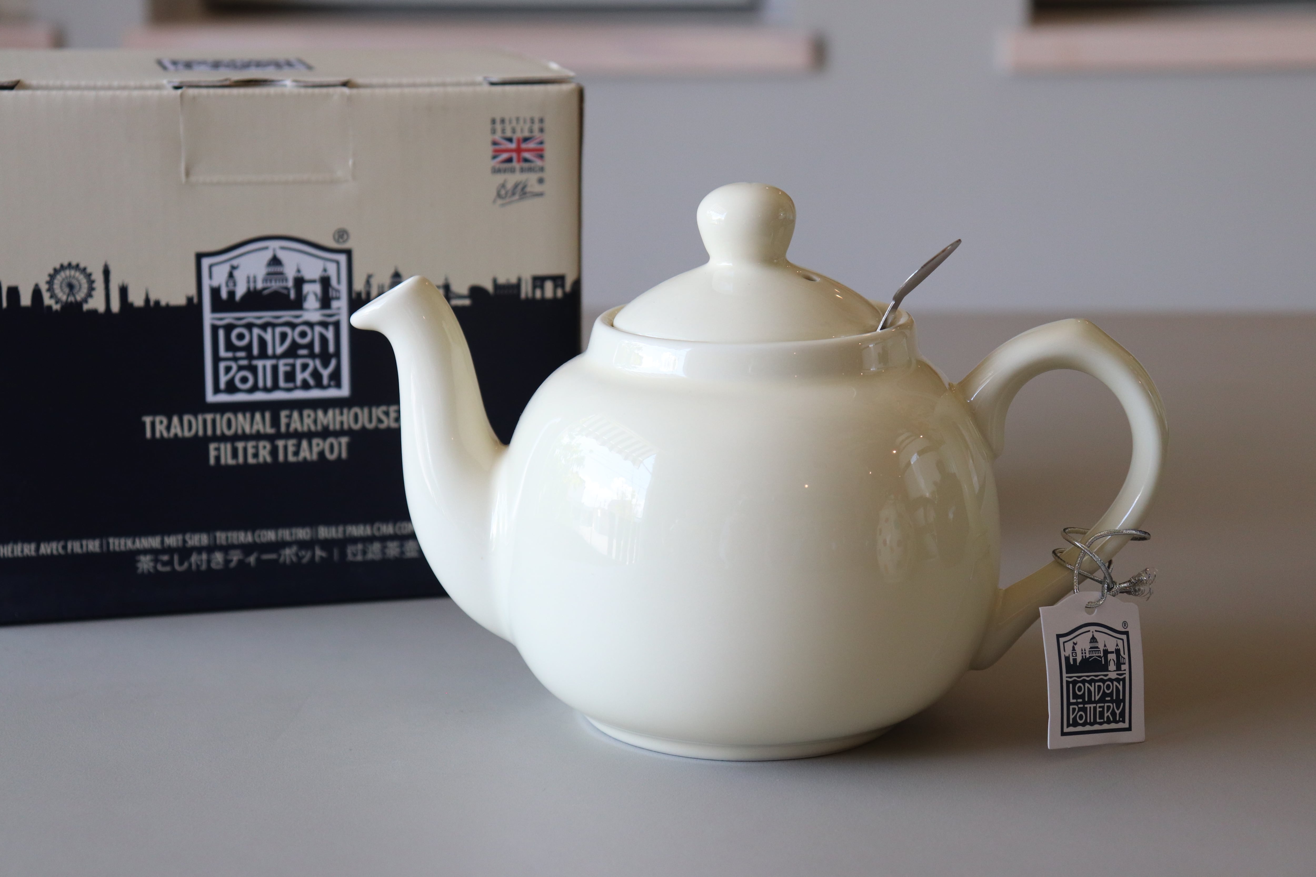 London Pottery（ロンドンポタリー）ティーポット 2カップ 600ml アイボリー | Linnel Home Furnishing  powered by BASE