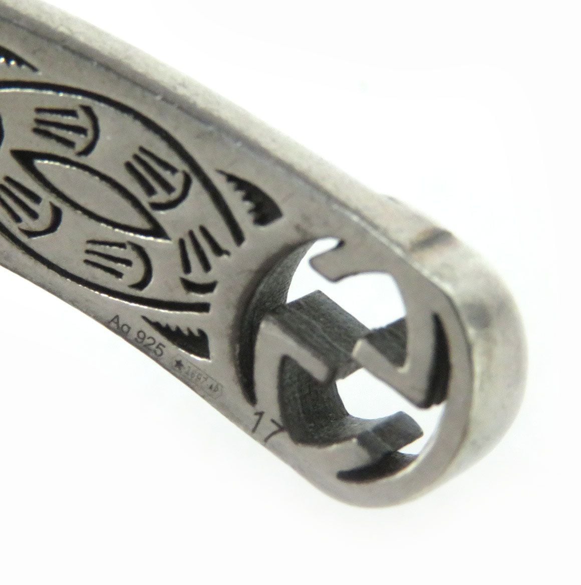 GUCCIターコイズインターロッキングGブレスレット