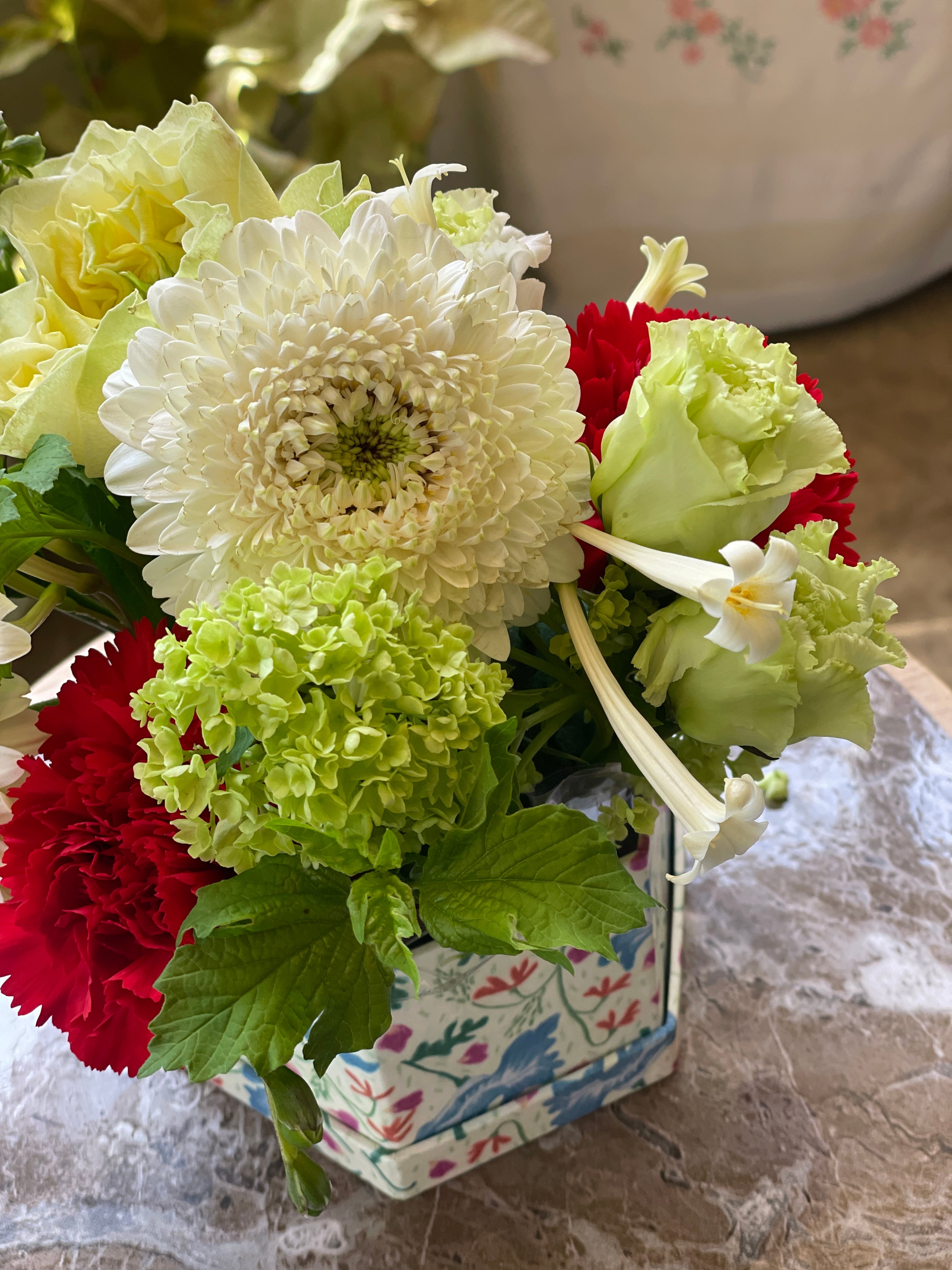 //♡natural♡box flower // for Mother's Day //