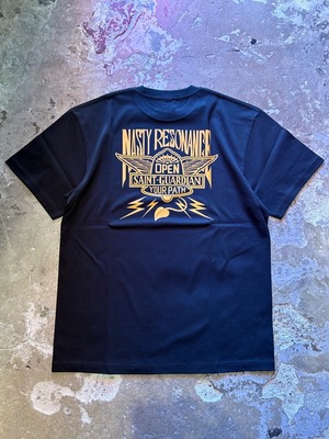 DLAN / SAINT-GUARDIAN S/S T SHIRT / Tシャツ / T SHIRT / BLACK×MUSTARD