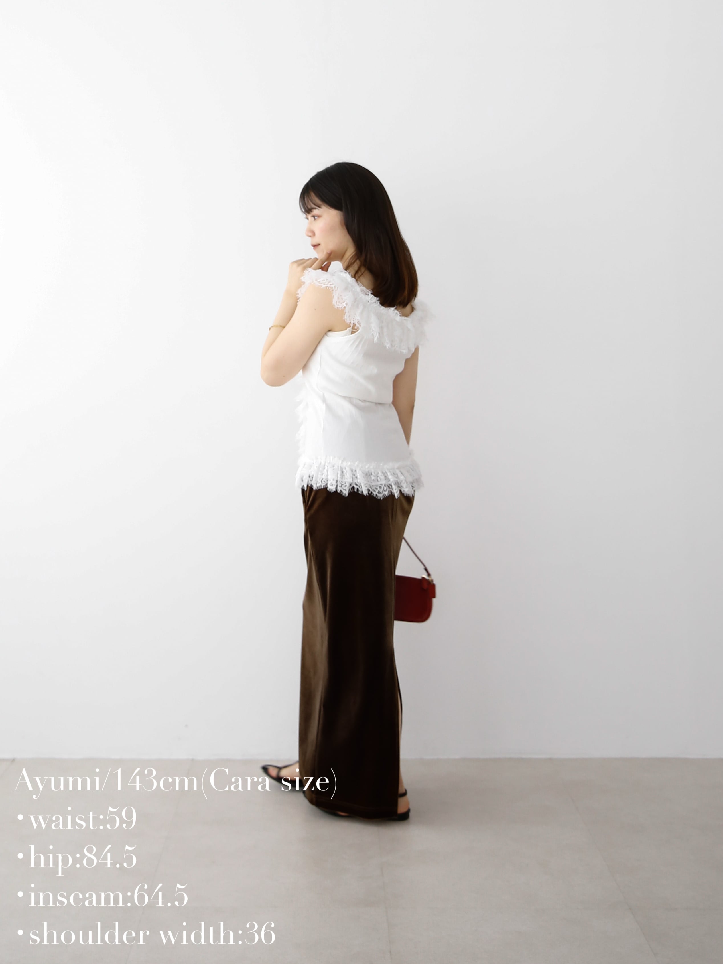 katrin tokyo コットンレースコンビニット 2way lace combi tereko tops | Katrin TOKYO