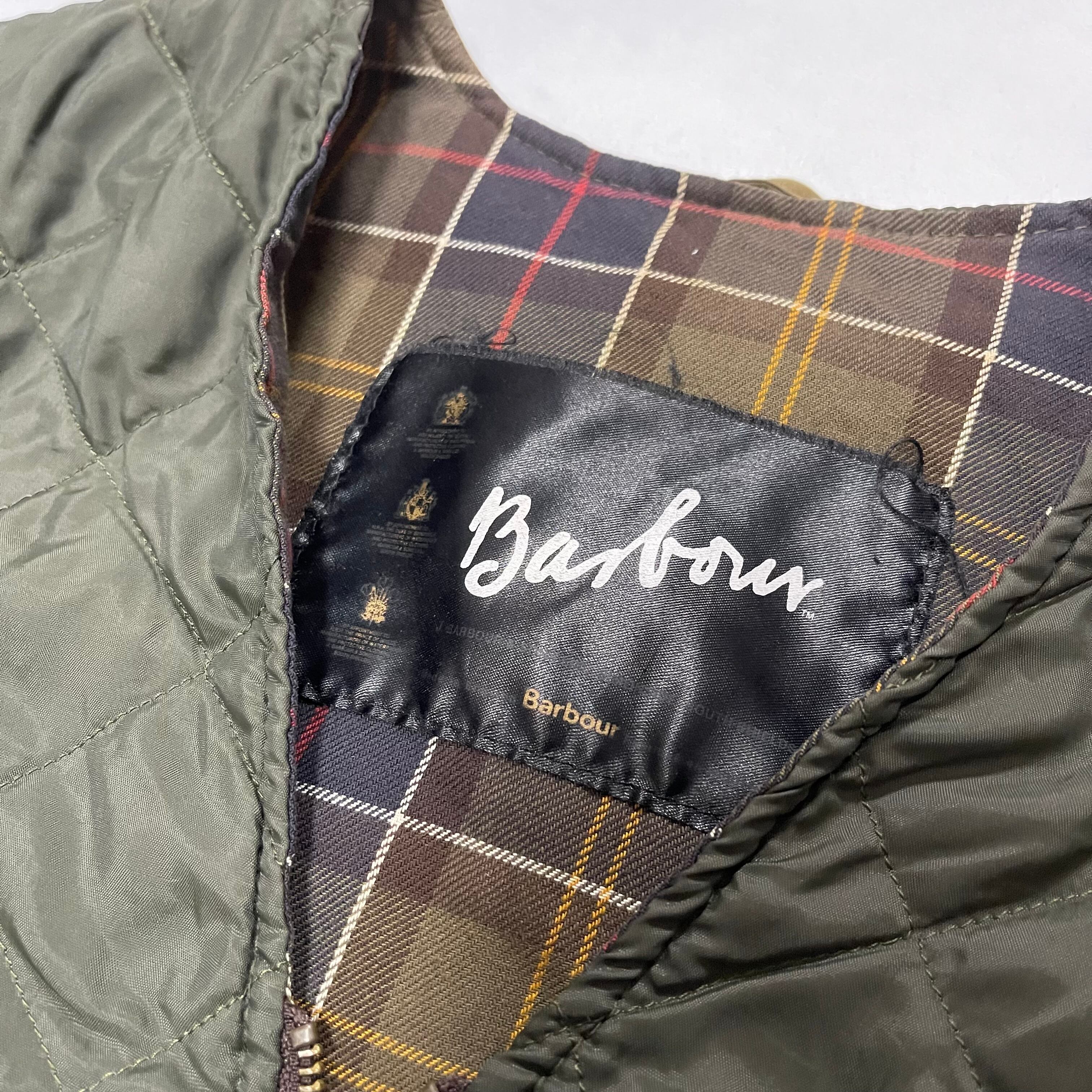 00's Barbour バブアー キルティングベスト リバーシブルベスト 42