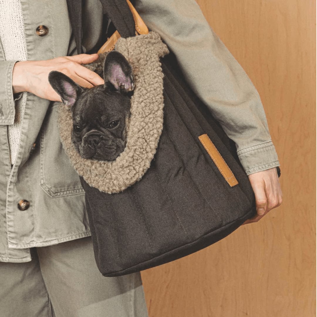 最 安値 中型犬《Hunting Pony》 ドッグキャリーバッグ Mサイズ ブラウン