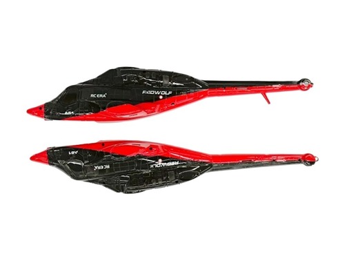 ◆RCERA A61 AirWolf  黒紅 or 黒白  ボディセット【SC4001323】※ネオヘリでA61 AirWolf機体をご購入の方のみ購入可