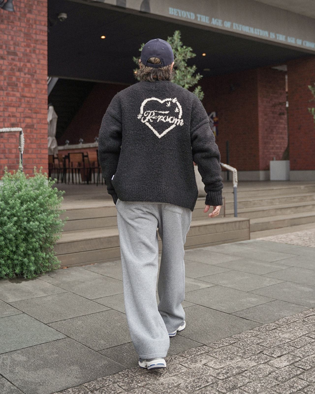 【#Re:room】CACTUS HEART JACQUARD CARDIGAN［REK158］