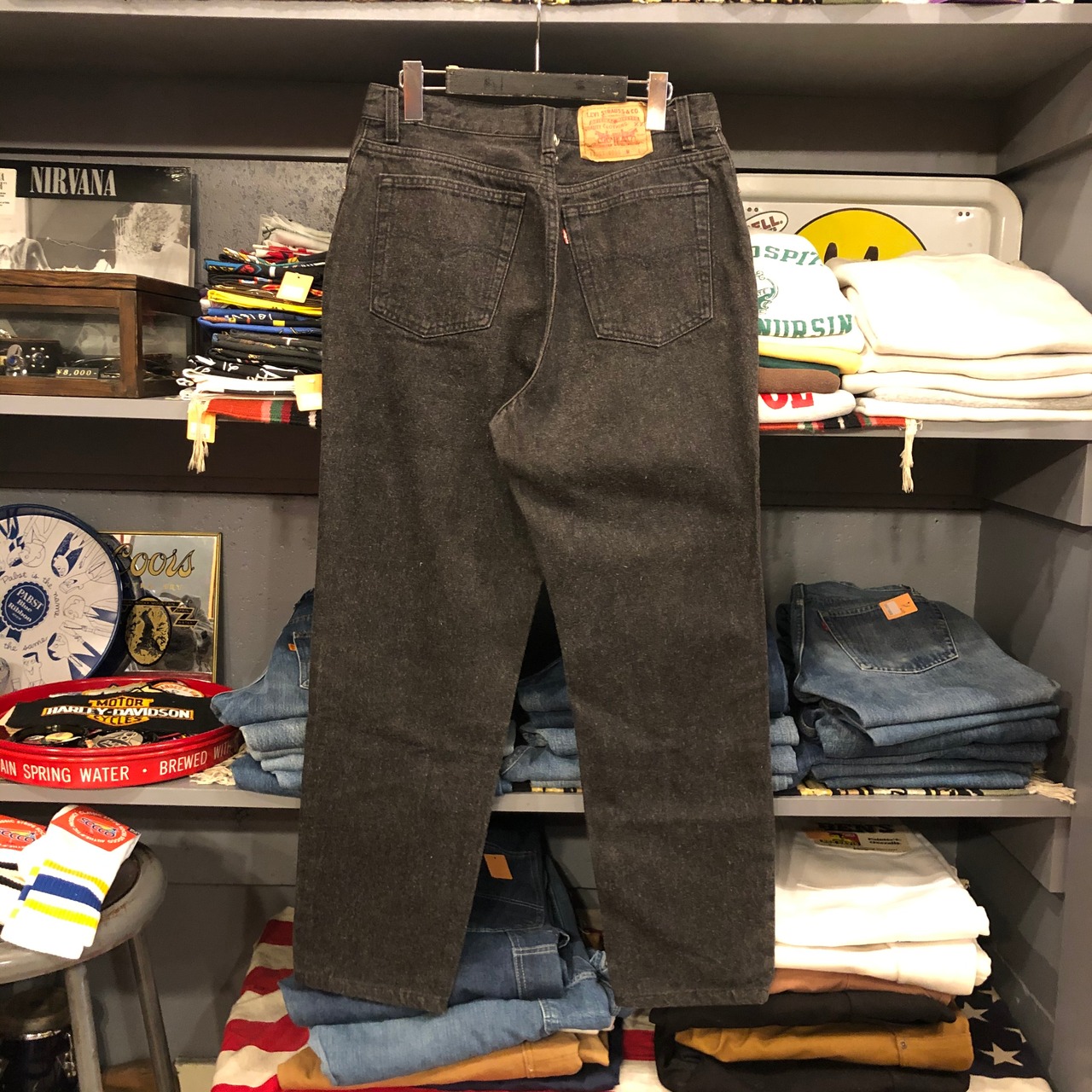 90s Levis 17501-0658 先染めブラック | VOSTOK