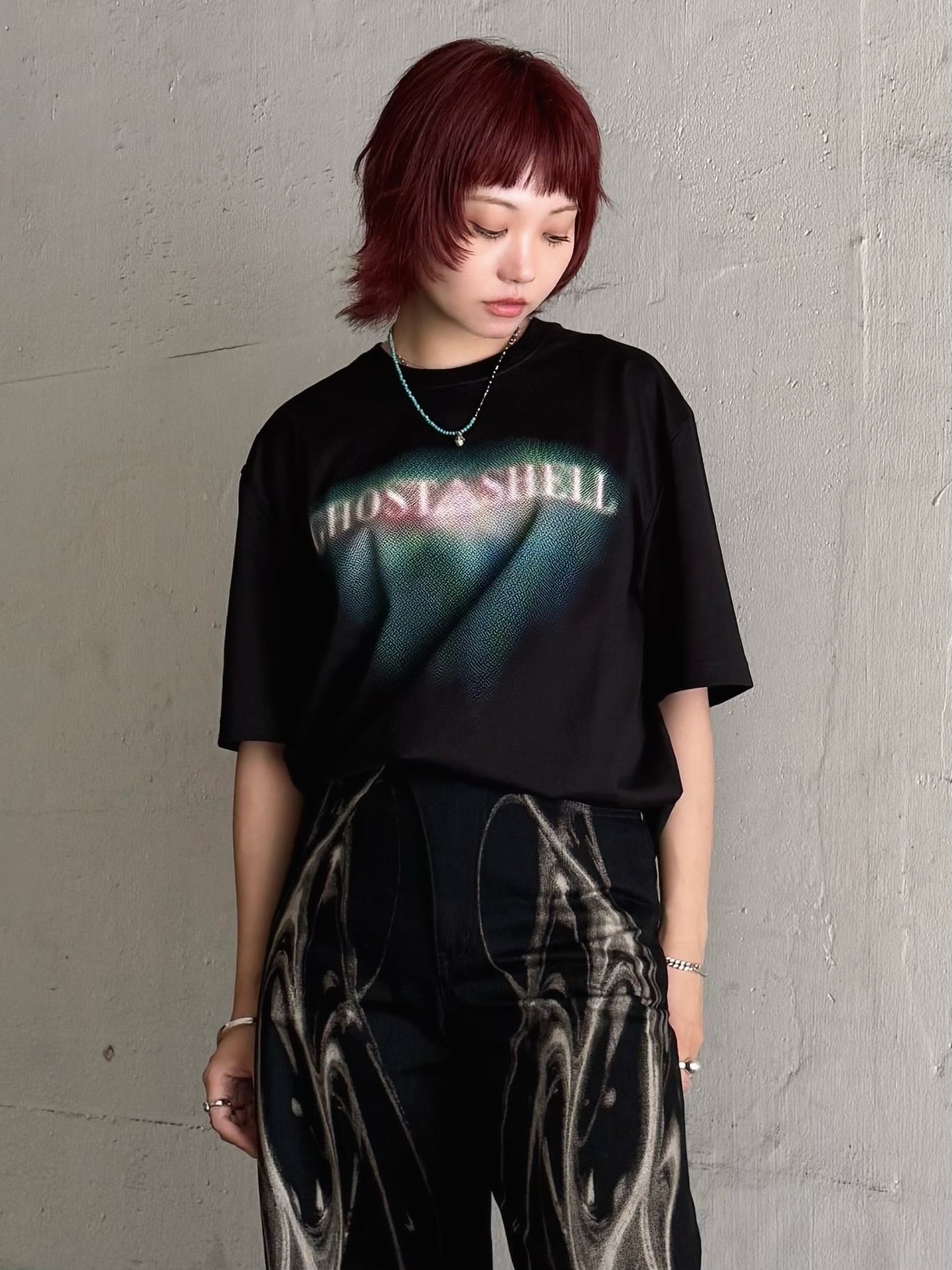 希少 美品 21SS HATRA（ハトラ）｜マーブルプリント シェルシャツ HATRA | ILLEST