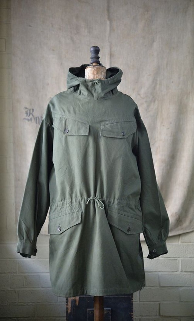 NOS Vintage French Army field smock parka.