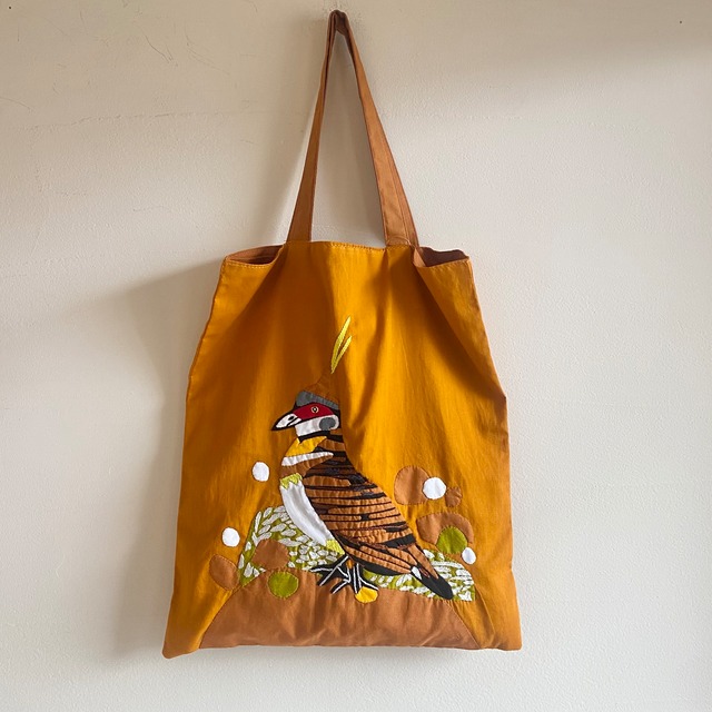 Maison Bengal BIRD刺繍トートバッグ