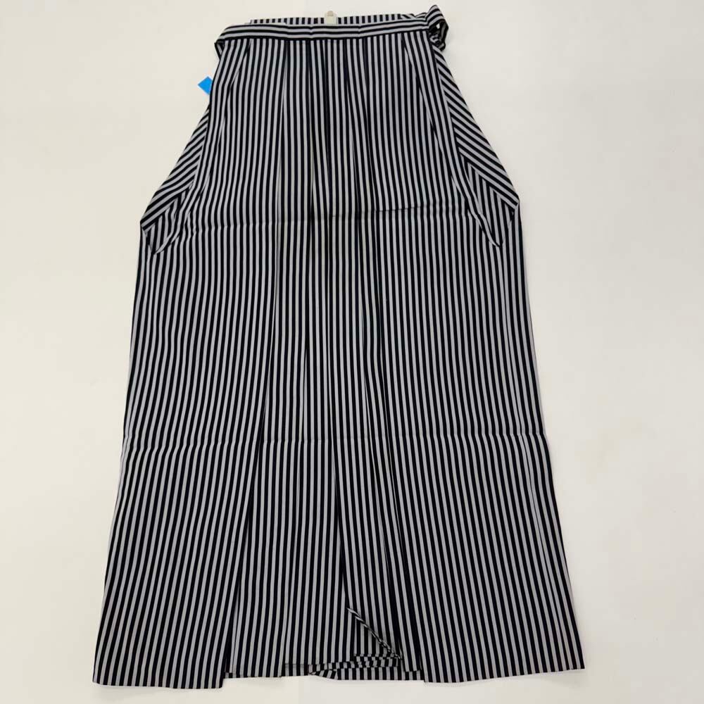 袴 行灯袴 男袴 紐下丈89cm 男性用袴 L サイズ 成人式袴 縞 中古 4810