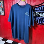 90s USA製Hanes ドラゴン　ヴィンテージTシャツ　ネイビー　シングルステッチ