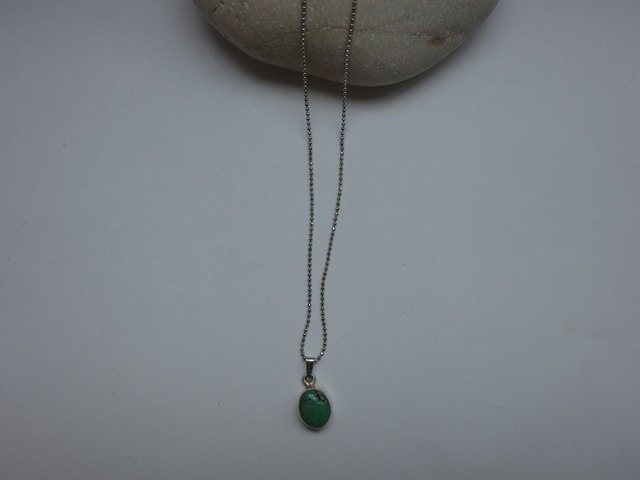 〈vintage silver925〉turquoise necklace