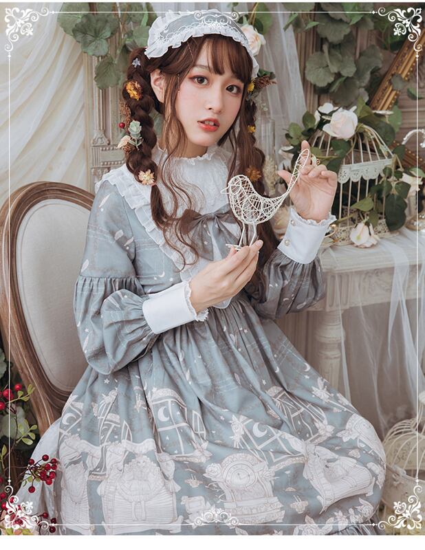 品質のいい Lolita妖精序曲 お茶会ロリータ JSKワンピース アーム