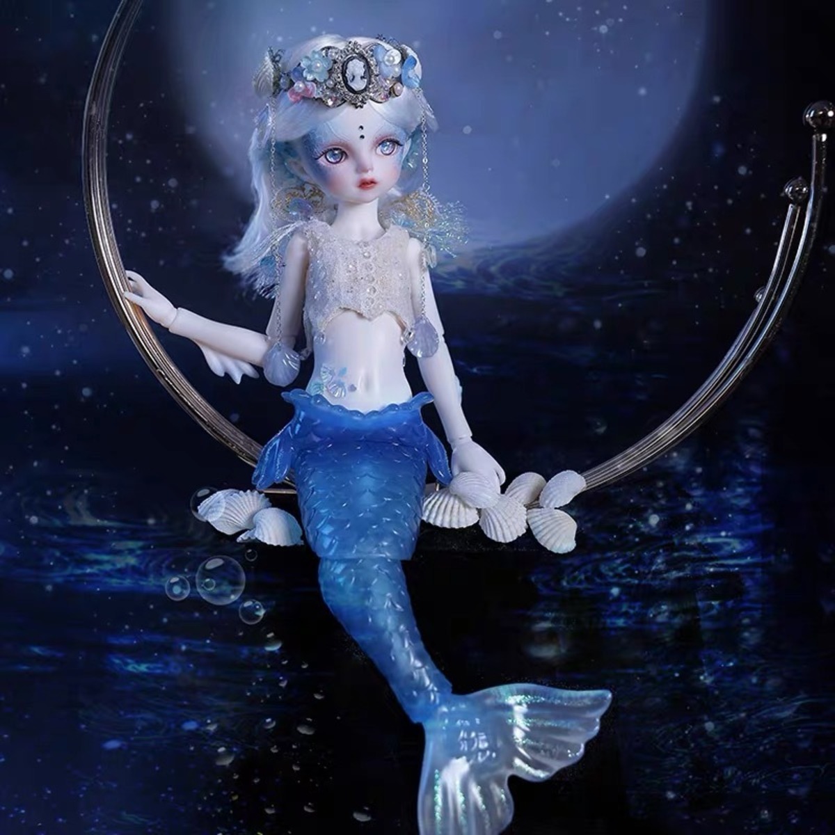 Lucia フルセット！27cm！fantasy angel マーメイド 人魚 妖精 精霊 角 