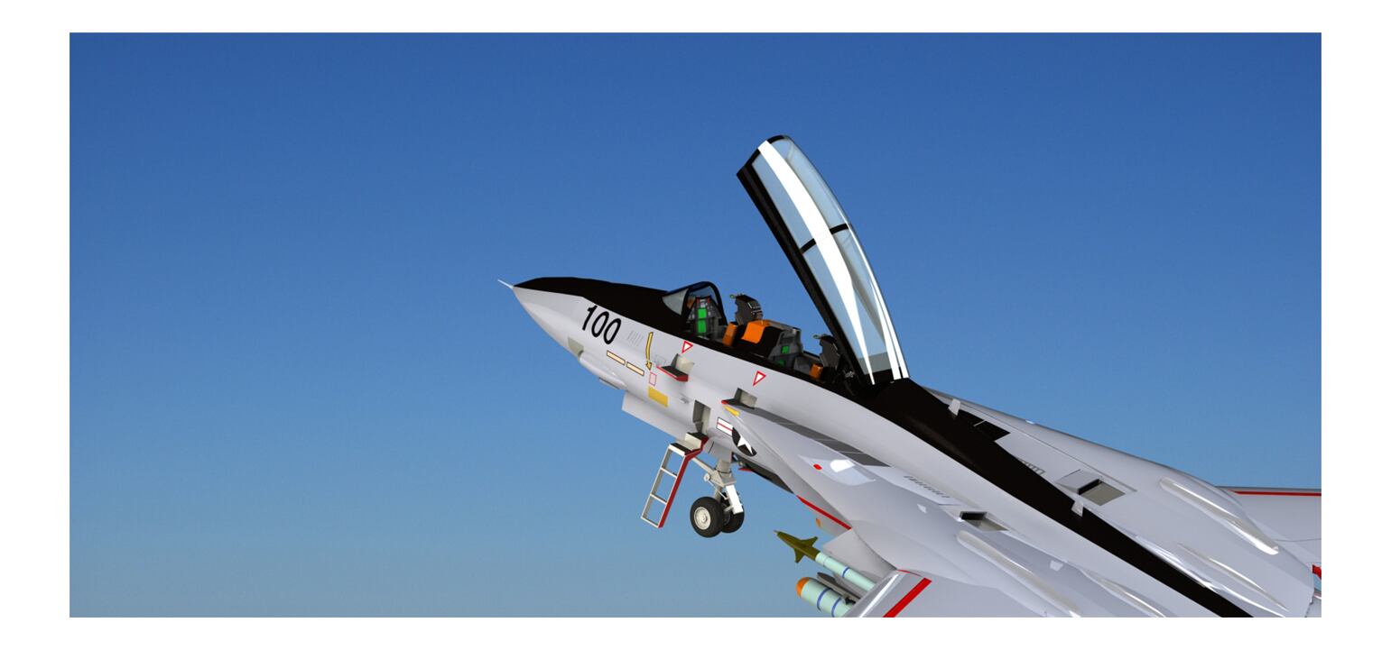 F14 Tomcat VF-154 Black Knights 地上版 | 3DM Syusaku9