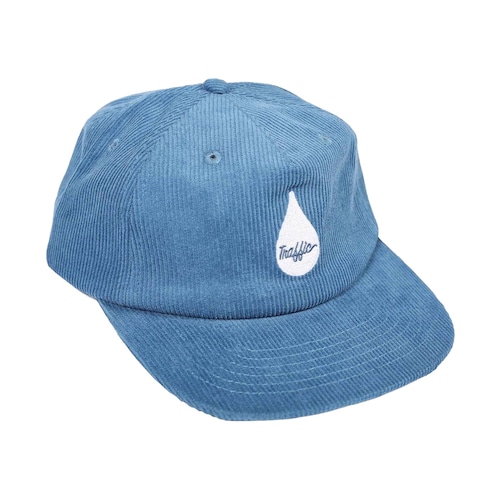 Traffic Skateboards x COLOR COMMUNICATIONS【DROP LOGO CORD CAP - BLUE】