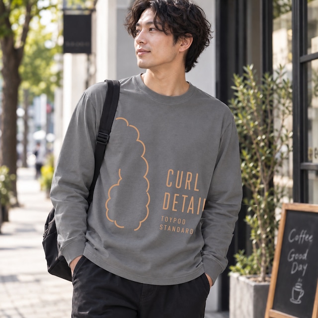 CURL DETAIL|長袖Tシャツ