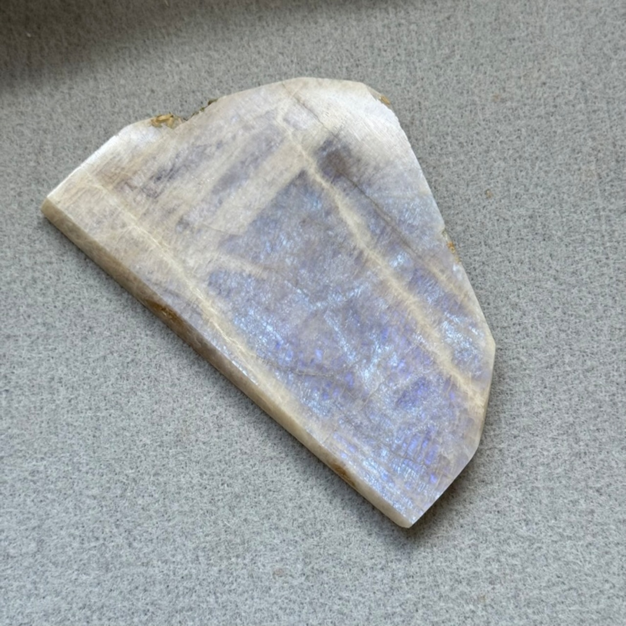 ムーンストーンスラブ*231138*天然石プレート*天然石インテリア*置き物*インテリアストーン