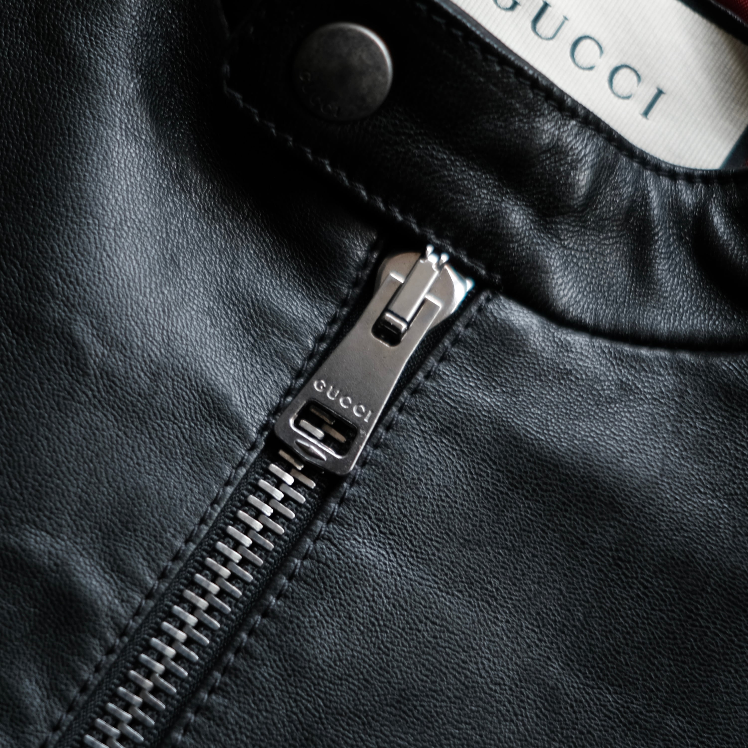 GUCCI ミケーレ期 SINGLE RIDERS LEATHER JACKET | safarionline