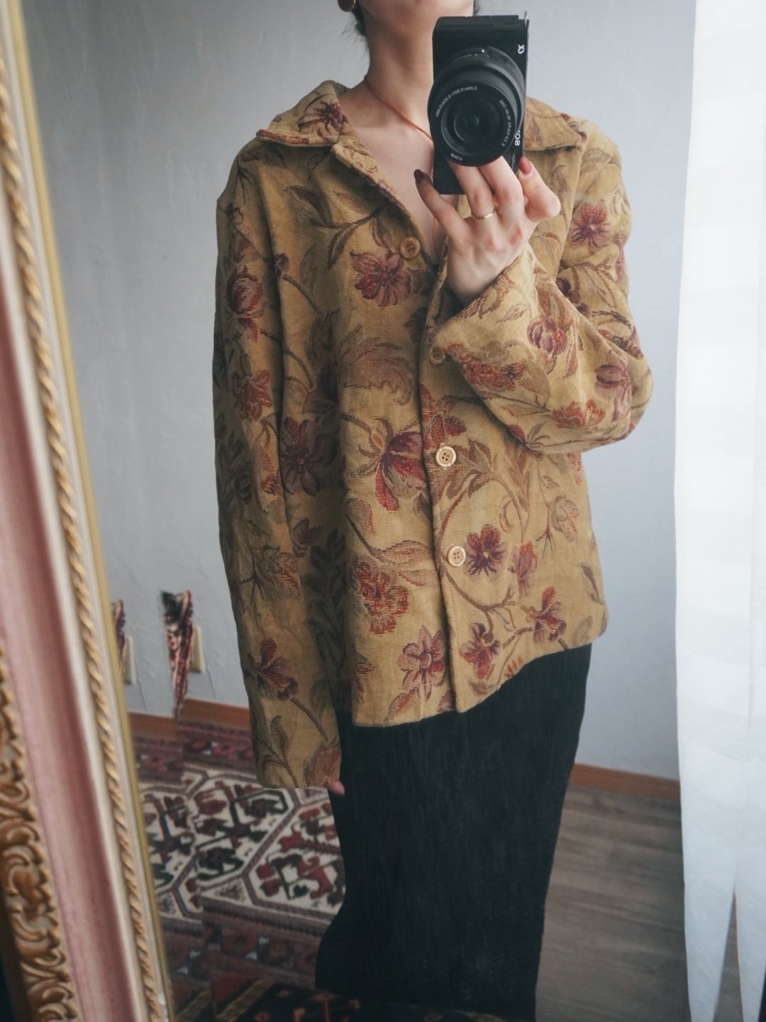 vintage USA flower design jacket | KILIG vintage