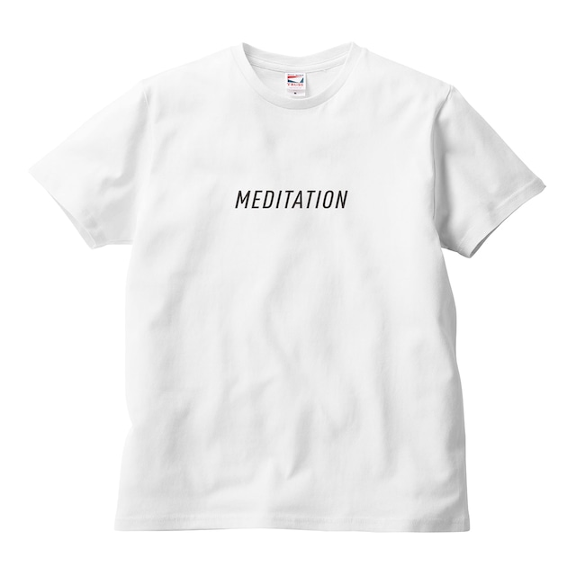 DCLS(デクラス) メディテーション Tシャツ (ホワイト / ブラック / S～XL / 長袖に変更可) 送料無料