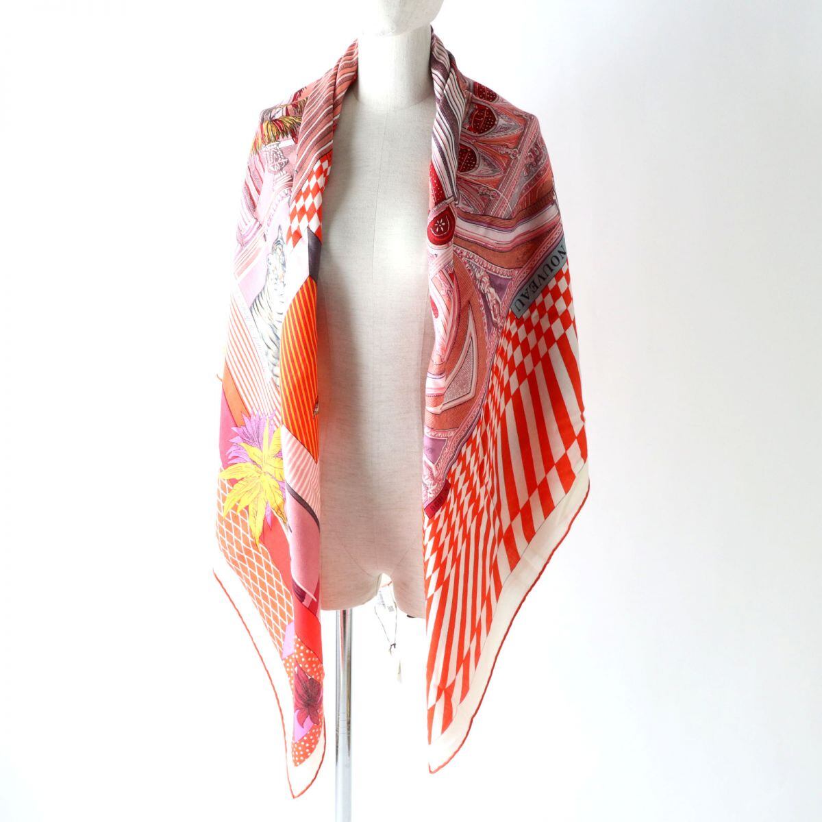 美品】HERMES カレ140 COACHING コーチング 箱付き 【公式通販】