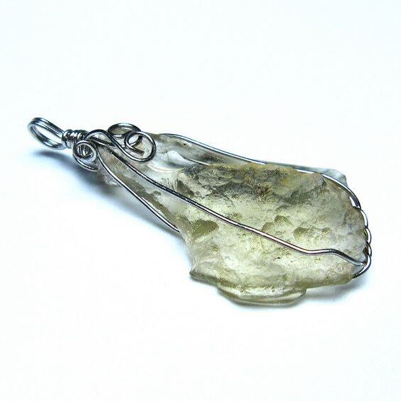 リビアングラス ペンダント 一点物 メール便可 [M便 1/20] 112-13583