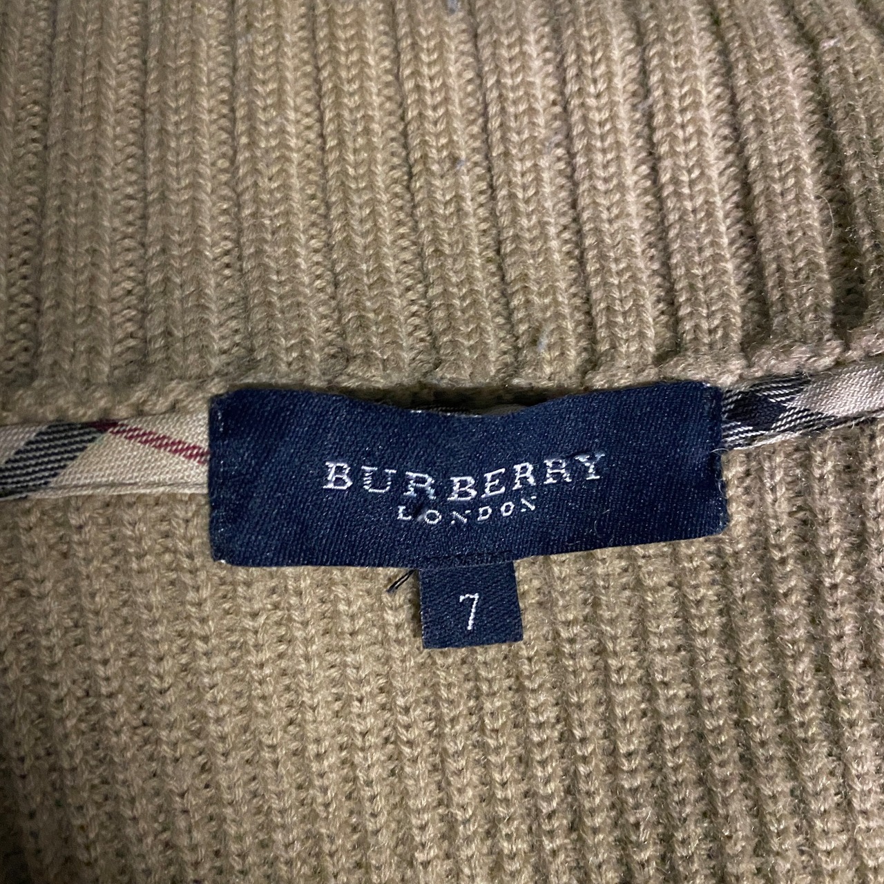 BURBERRY LONDON バーバリー ロンドン コーデュロイ×ニット 