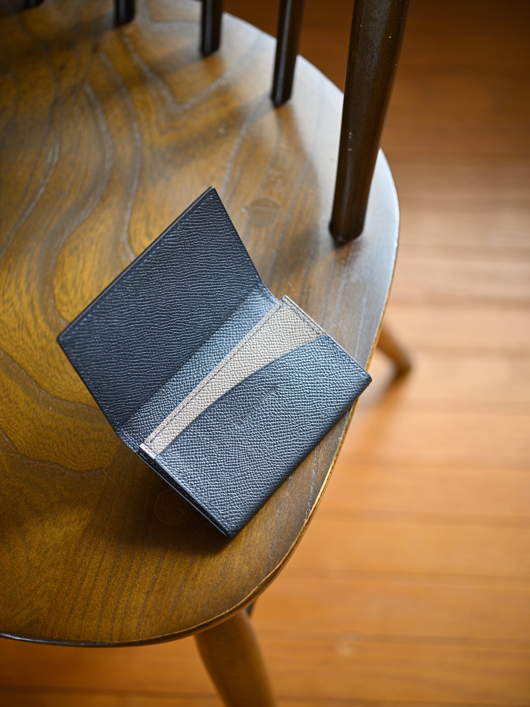 Business card case / Navy×Etain