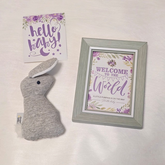 【12/21まで特別価格】¥20,000→¥10,000 出産祝い 豪華ギフトボックス 60サイズ エレガントパープル ベビーグッズ プレゼント 女の子 ギフト 秋生まれ冬生まれ